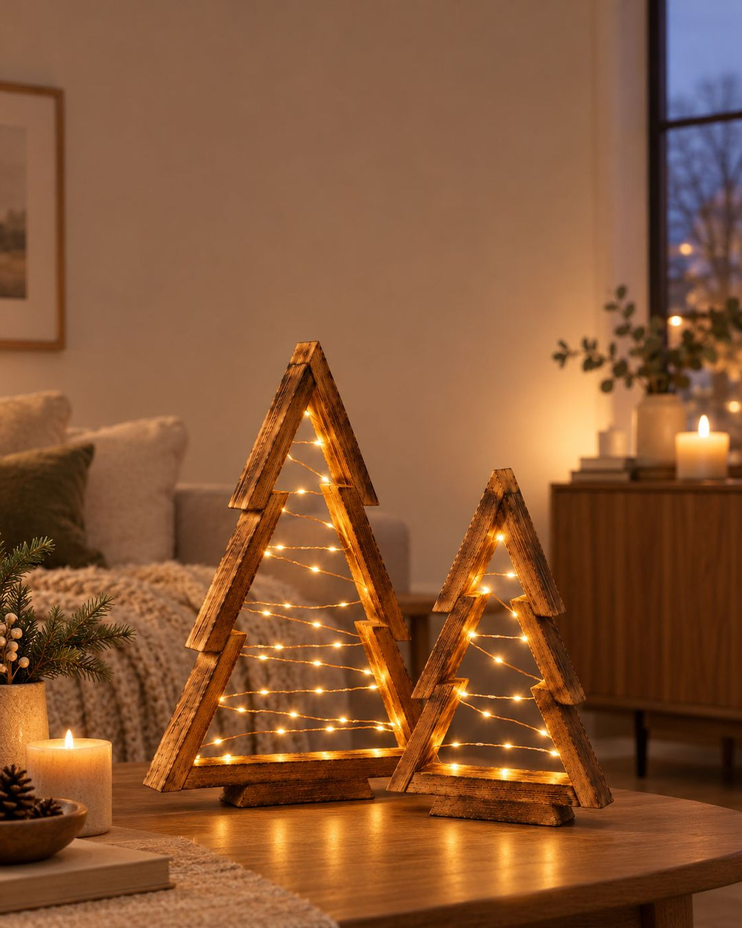 2 Piece Christmas Tree Decor Set